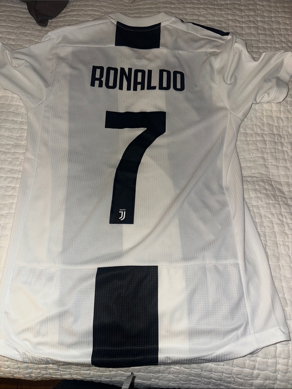 Adidas Juventus Ronaldo Soccer Jersey. Size small.